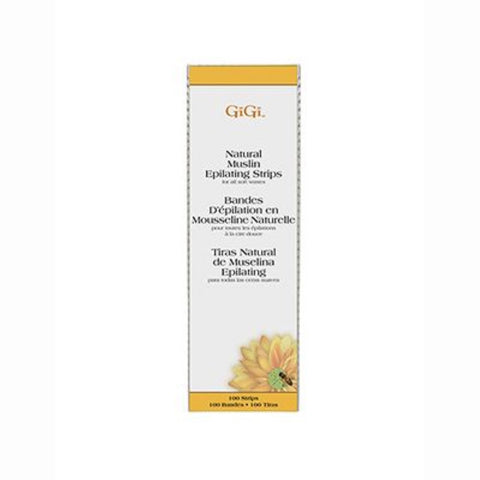Gigi Large Natural Muslin 100 Pack Strips
