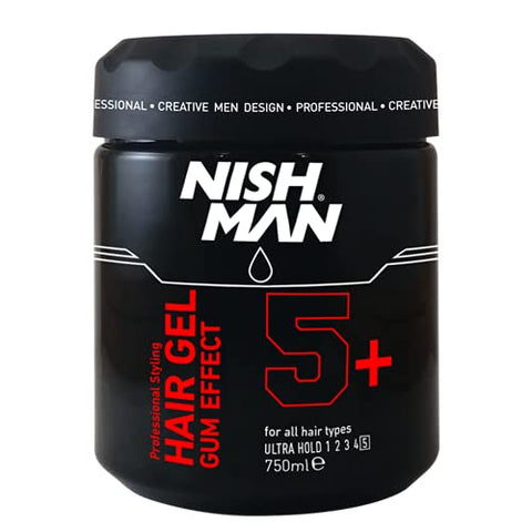Nishman Gum Effect Ultra Hold 5+ Styling Gel