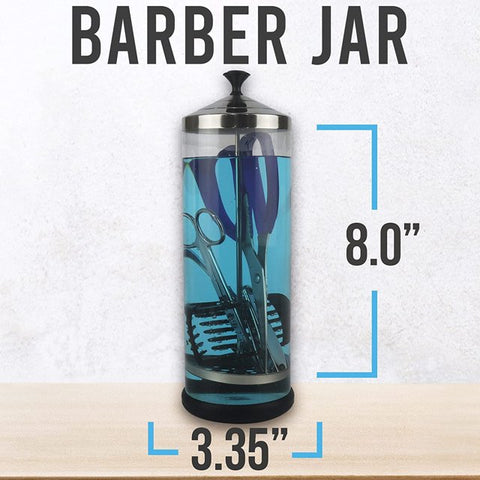 Scalpmaster 39 Oz Glass Sanitizing Jar SC-551