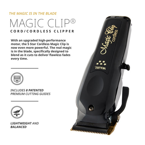 Wahl Black Cordless Magic Clip
