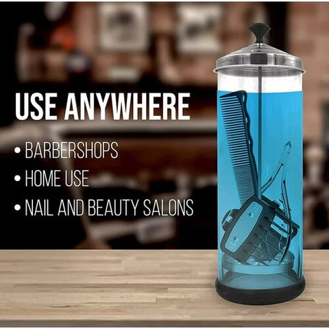 Scalpmaster 39 Oz Glass Sanitizing Jar SC-551