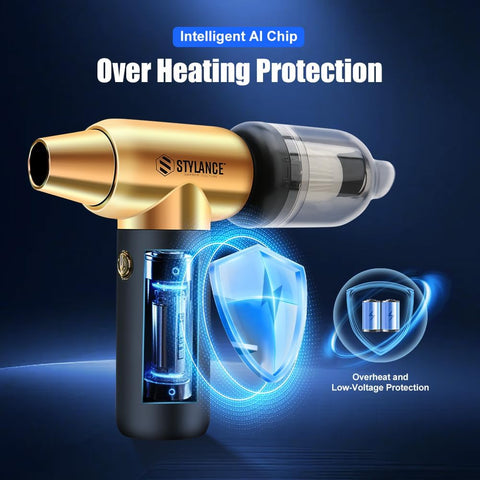 STYLANCE 2-in-1 PRO Hair Air Duster Gold