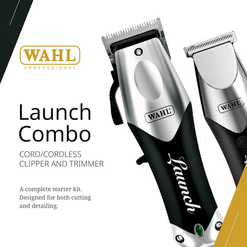 Wahl Launch Combo Cordless Clipper and Trimmer Set