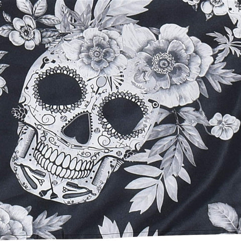 Betty Dain Tatted Skull Styling Cape