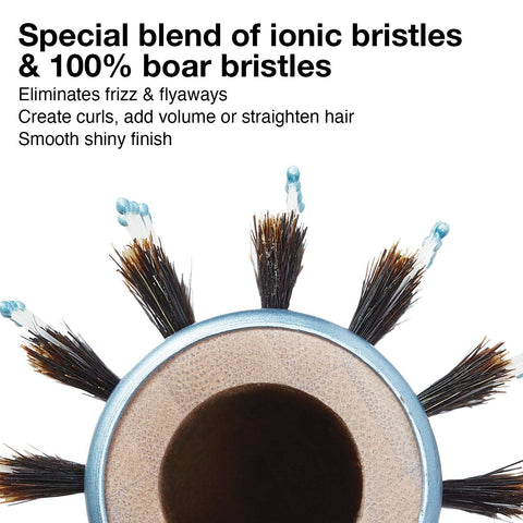 Olivia Garden EcoHair Combo Vent Round Bamboo Brush 2.5/8"