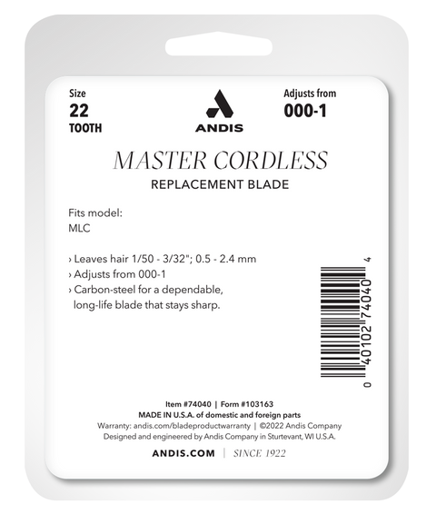 Master Cordless Li Clipper Replacement Blade