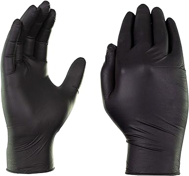 X3 Black Nitrile 3 Mil Gloves
