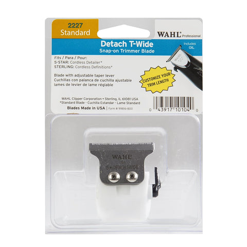 Wahl Detach T-Wide Snap On Trimmer Blade
