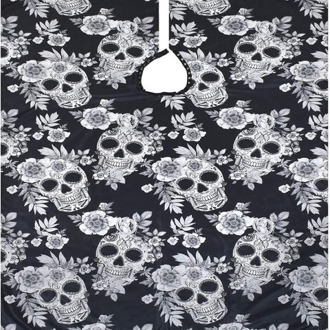 Betty Dain Tatted Skull Styling Cape