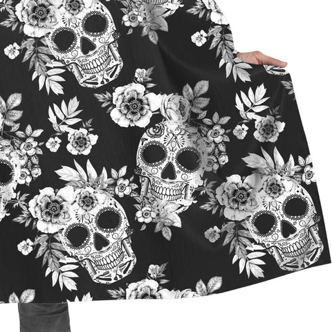 Betty Dain Tatted Skull Styling Cape