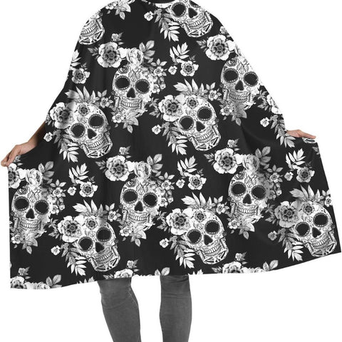 Betty Dain Tatted Skull Styling Cape