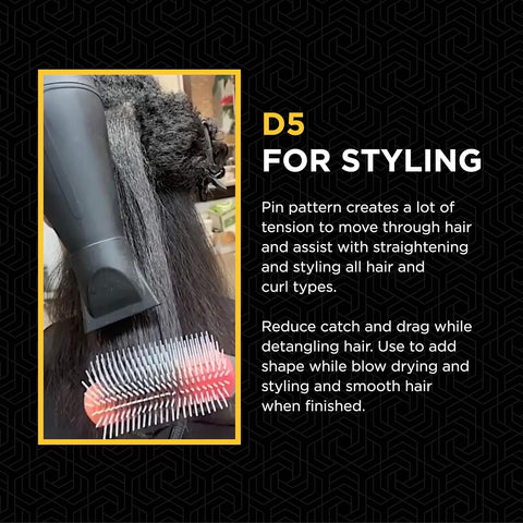 Denman Heavyweight Styler D5 9 Row