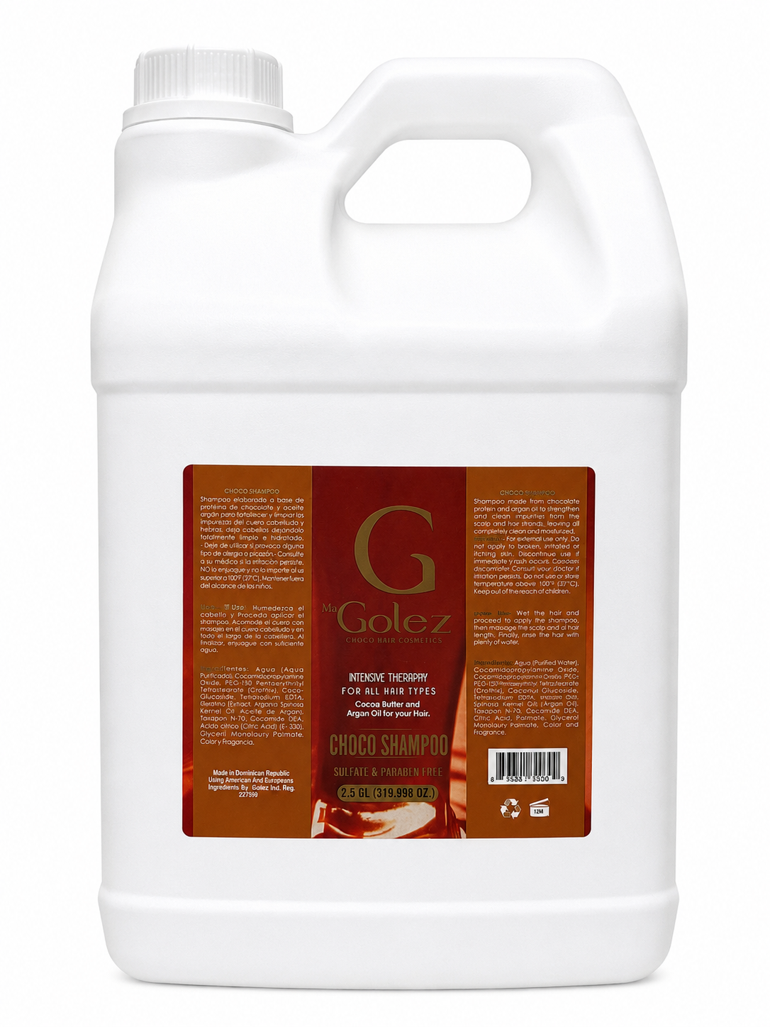 Golez Choco Shampoo - 2.5 Gal – Jv Beauty