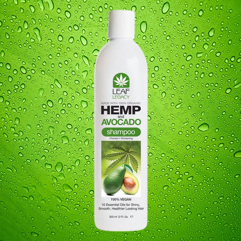 Leaf Legacy Hemp and Avocado Shampoo 12 Oz
