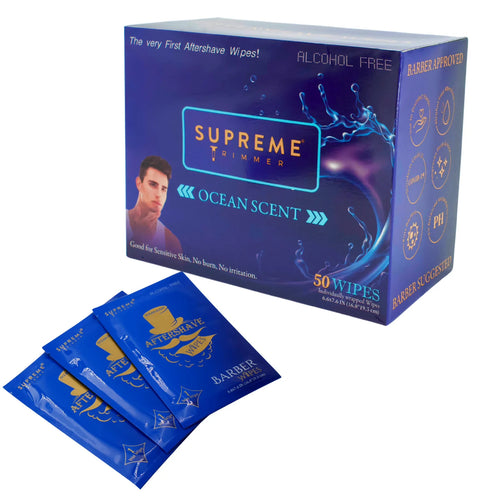 Supreme Trimmer AfterShave Wipes 50 Pack