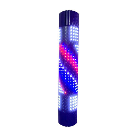 A1 Black LED Barber Pole