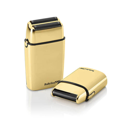 BaBylissPRO LimitedFX Collection Gold & Black Double & Single Foil Shaver Duo