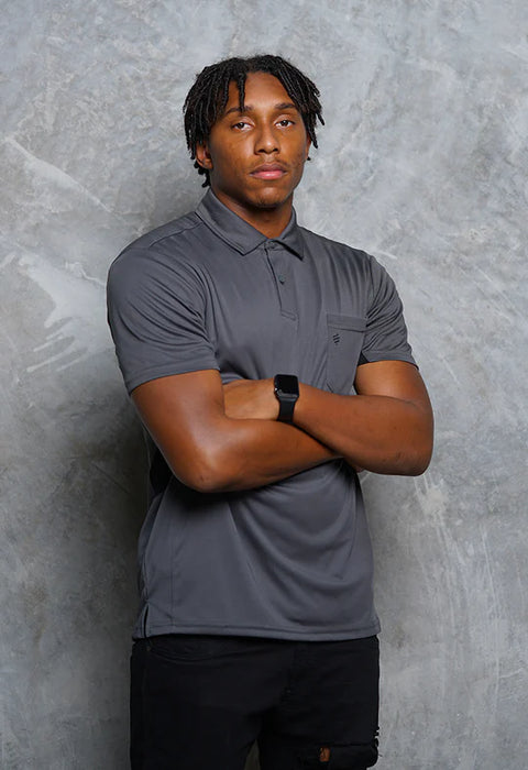 Barber Strong Barber Polo Grey