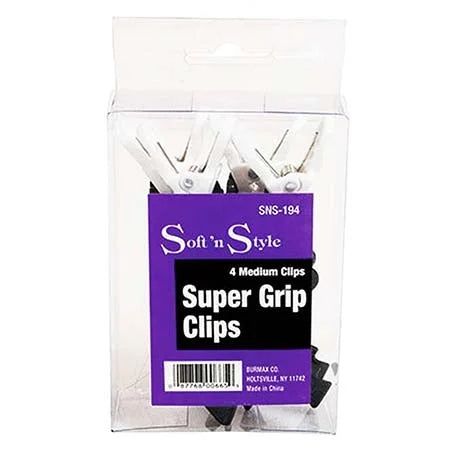 Soft N Style 4.5" Large Super Grip Clips