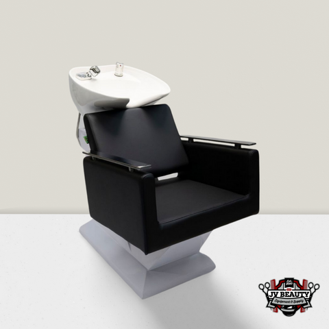 Jv Chrome Arms Black & White Porcelain Backwash