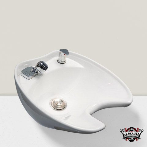 Jv Chrome Arms Black & White Porcelain Backwash