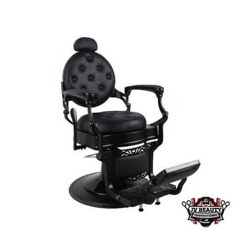 Jv Royalty Matte Black Barber Chair