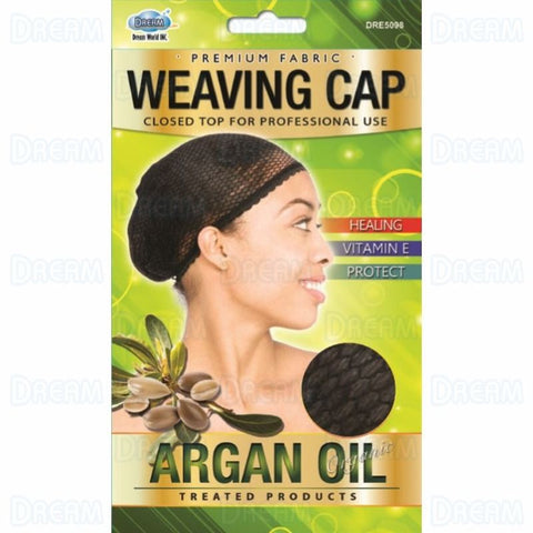 Dream Argan Oil Weaving Cap Closed Top Black Cap