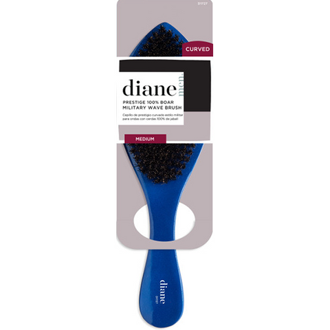 Diane Curved Medium Prestige 100% Boar Military Wave Brush D1727