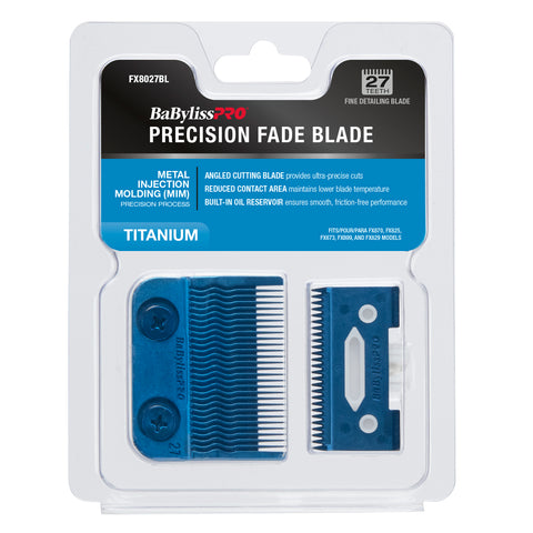 BaBylissPRO Blue Titanium Metal-Injection Molded Precision Fine Detailing Blade