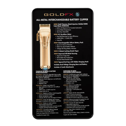 BaBylissPro FXONE GoldFx Clipper