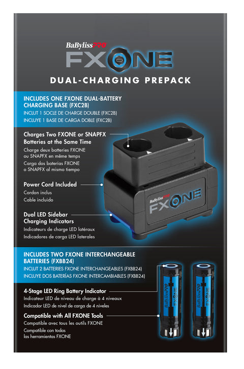 BaBylissPRO FXONE Dual-Battery Charging Prepack