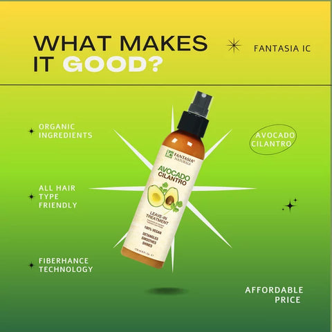 Fantasia Avocado & Cilantro Styling Mousse Spray Formula 6oz