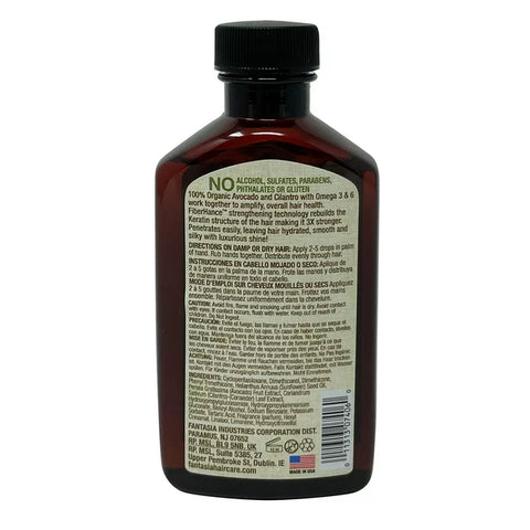 Fantasia Naturals Avocado Cilantro Moisturizing with Avocado, Keratin & Biotin, 4 fl oz