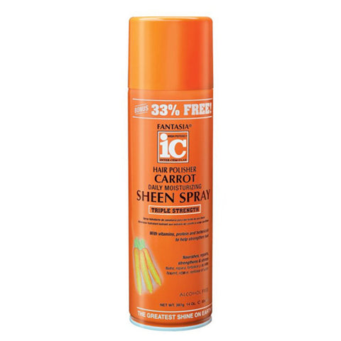 Fanstasia Hair Polisher Carrot Sheen Spray 14 Oz