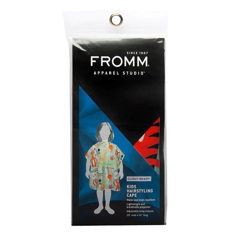 Fromm Apparel Studio Kids Hairstyling Cape Jungle Print