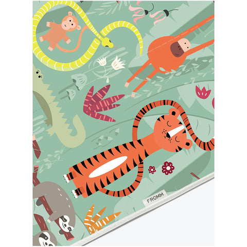 Fromm Apparel Studio Kids Hairstyling Cape Jungle Print