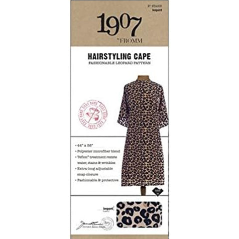 1907 Fromm Leopard Hairstyling Cape