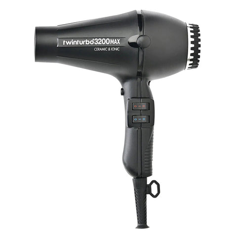 Twin Turbo Power 3200 Max Ceramic & Ionic Black