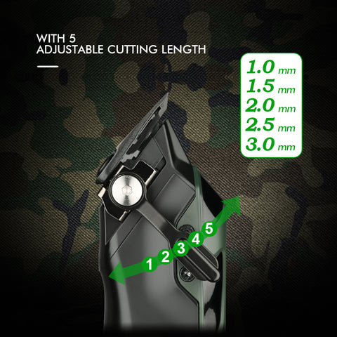 WMARK NG-8080 Professional Hair Clipper – 9000 RPM Motor, 4600mAh Battery, Adjustable Blade, Type-C Rechargeable