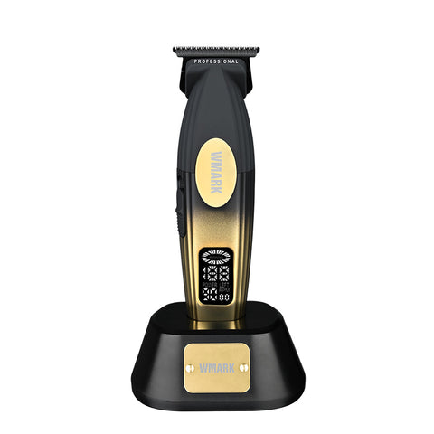 W MARK NG-8238 Golden Mirage Professional Hair Trimmer – Zero Gap DLC Blade, 9000 RPM Motor, 240-Min Battery