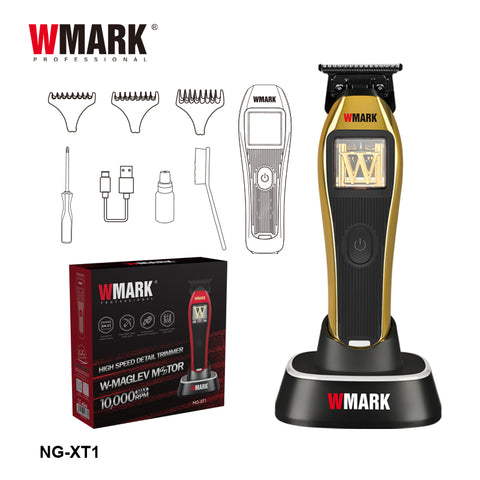 W MARK XT1 Professional Hair Trimmer β Vector Motor 10,000 RPM