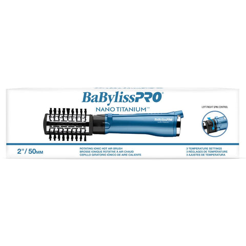 BaBylissPRO Nano Titanium 2" Compact Hot Air Brush