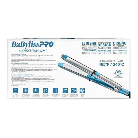 BaBylissPRO Nano Titanium Prima3100 1" Ionic Straightener