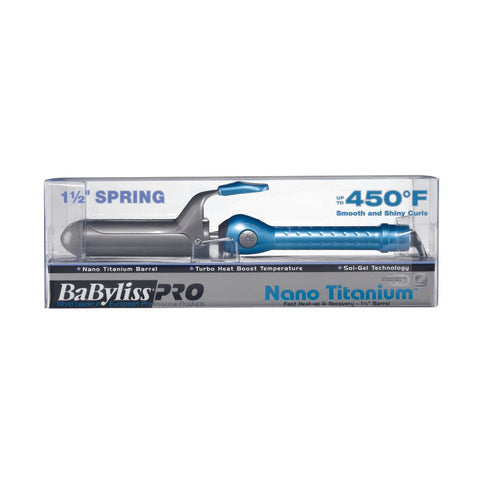 BaBylissPRO Nano Titanium 1½" Spring Curling Iron