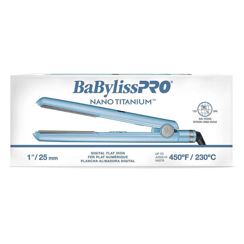 BaBylissPRO Nano Titanium 1" Digital Straightening Iron