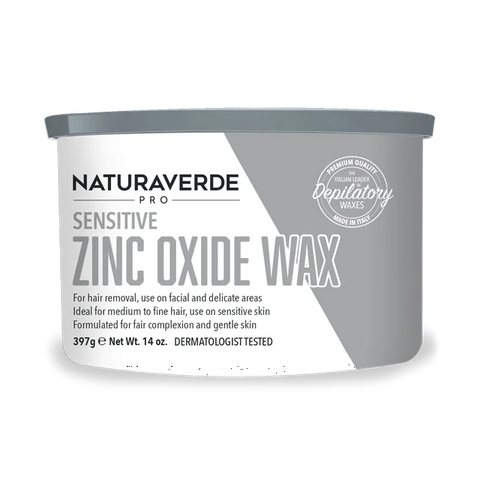 NaturaVerde Pro Sensitive Zinc Oxide Wax 14 Oz