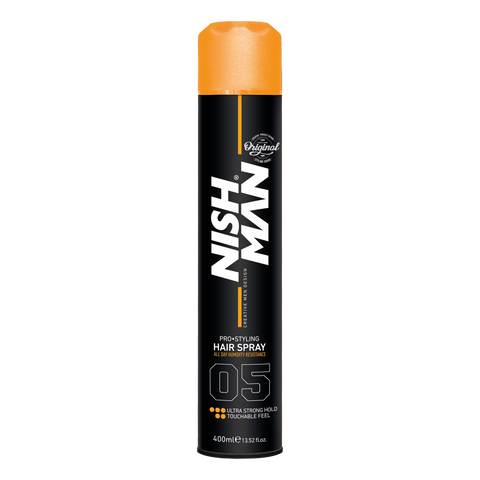 Nishman Ultra Strong Hold Hair Spray 05 400mL