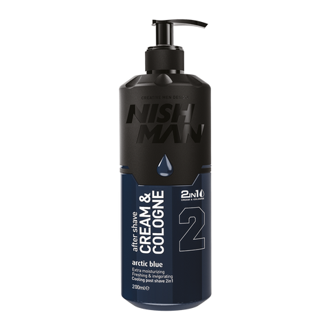 Nishman Artic Blue 2 After Shave Cream & Cologne 400mL