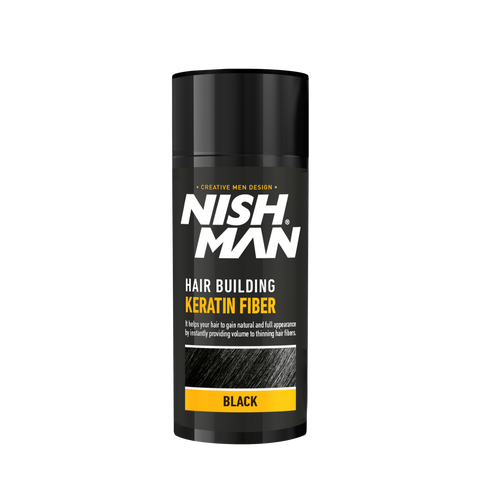 Nishman Black Hair Building Fiber & Spray