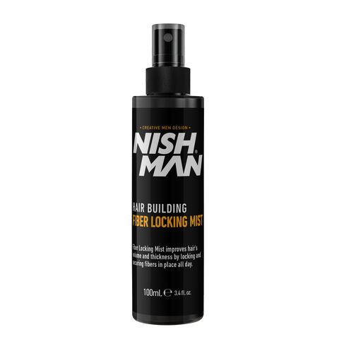 Nishman Black Hair Building Fiber & Spray